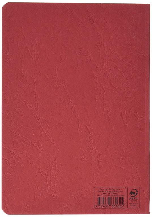 Quaderno Age Bag spillato medium a righe. Rosso ciliegia - 4