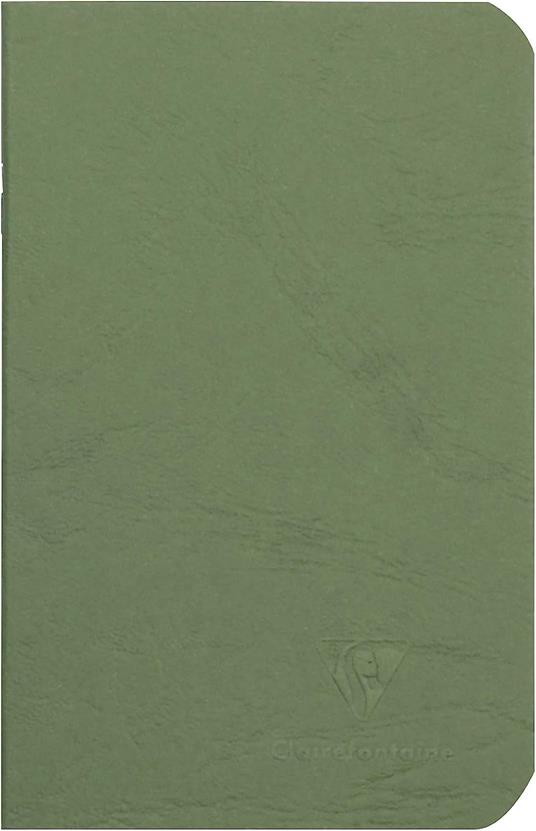 Age Bag Taccuino A4 a punto metallico 9x14cm, 96 pagine, a pagine bianche Verde