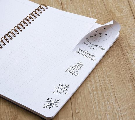 Quaderno spiralato Age Bag, My.Notes 16x21 marg.stacc. 60F Rig. Grigio - 3
