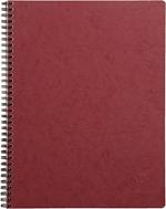Age Bag Taccuino A4 + spiralato 22,5x29,7cm, 160 pagine, 4 fori a righe Rosso