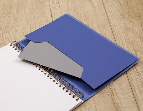 Quaderno spiralato Age Bag, My.Notes 21x29,7 marg.stacc 60F Rig. Blu - 6