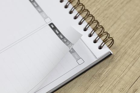 Taccuino spiralato Age Bag, My.Weekly Planner 29,7x17cm 60F pre-stamp.stacc.Nero - 4