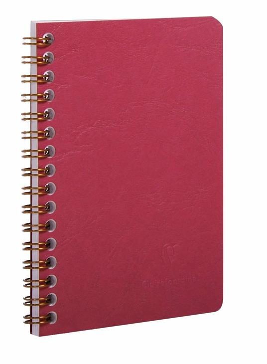 Quaderno Age Bag con spirale pocket a righe. Rosso ciliegia - 6