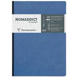 Cartoleria Age Bag. Taccuino brossurato A5 DOT Blu Clairefontaine