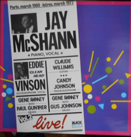Live In France Volume 2 - Vinile LP di Eddie Cleanhead Vinson,Jay McShann