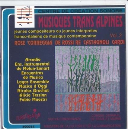 ROSE Griffith - Musica transalpina vol.2 - CD Audio