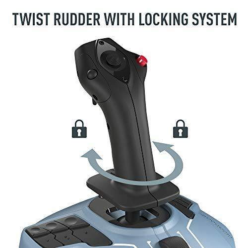Thrustmaster TCA Officer Pack Airbus Edition: repliche ergonomiche del sidestick e del quadrante manetta Airbus, famosi a livello mondiale. Compatibile con PC - 3