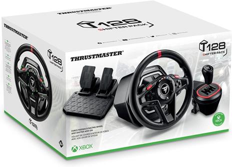 Thrustmaster T128 Shifter Pack Nero USB Sterzo + Pedali Analogico PC, Xbox - 6