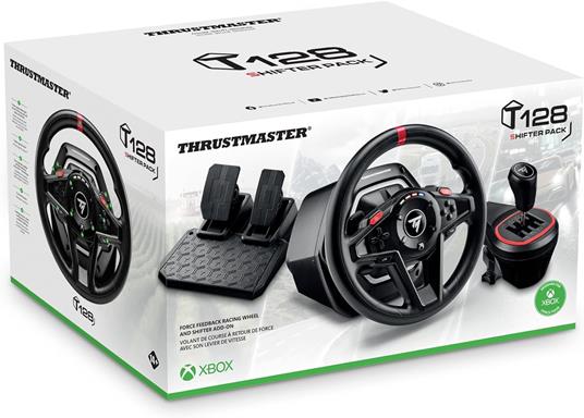 Thrustmaster T128 Shifter Pack Nero USB Sterzo + Pedali Analogico PC, Xbox - 6