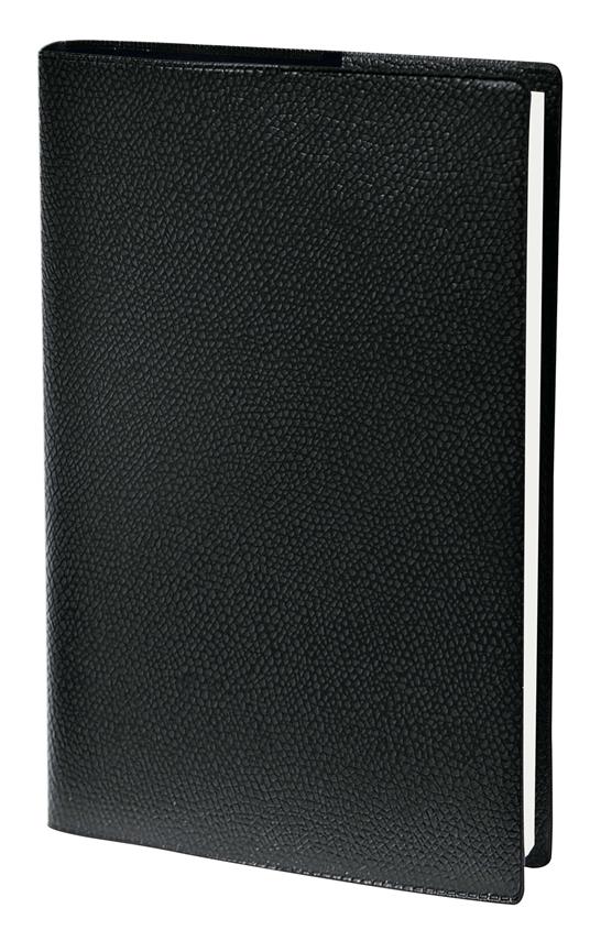 Agenda settimanale 2026, Quo Vadis, 13 mesi, Rigiro, con rubrica, italiano, Impala nero - 9 x 12,5 cm 