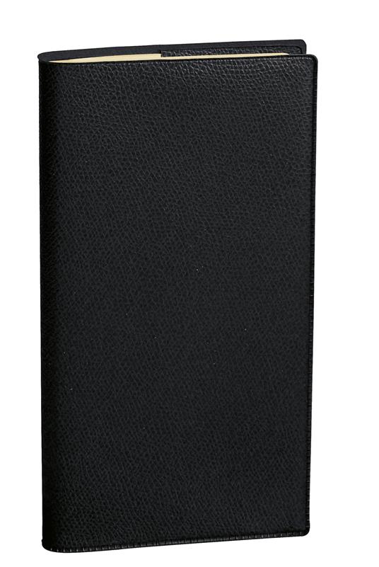 Agenda settimanale 2026, Quo Vadis, 13 mesi, Planital, con rubrica, italiano, Impala nero - 9 x 12,5 cm  - 7