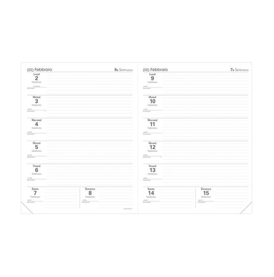 Agenda del professore Quo Vadis 2025-2026, 12 Mesi, settimanale, Impala x 6, italiano, Aug/Jul - 21 x 27 cm - 2