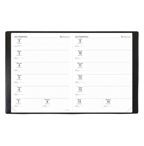 Agenda del professore Quo Vadis 2025-2026, 12 Mesi, settimanale, Impala x 6, italiano, Aug/Jul - 21 x 27 cm - 3