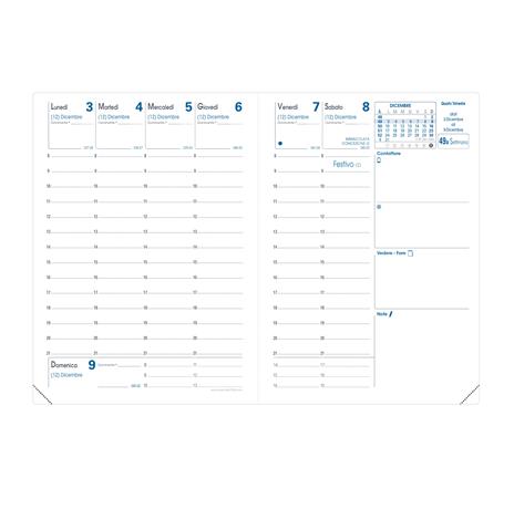 Agenda Quo Vadis Ministro 2025 - Settimanale, Formato 16x24 Cm, 13 Mesi - Foto 7