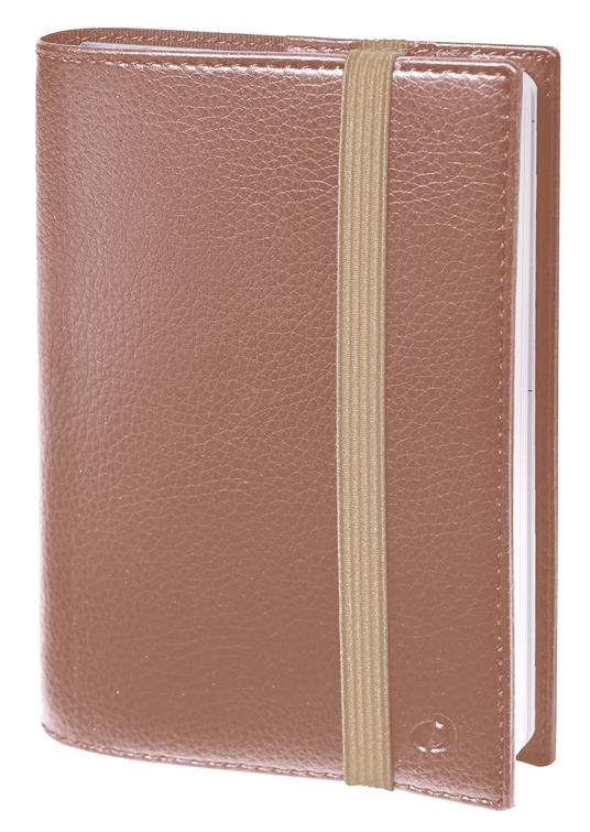 Agenda settimanale 2024, Quo Vadis, 13 mesi, Time&Life POCKET, con rubrica, italiano, rame, con elastico - 10 x 15 cm