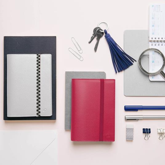 Agenda settimanale 2026, Quo Vadis, 13 mesi, Time&Life POCKET, con rubrica, rosa cangiante, con elastico - 10 x 15 cm  - 2