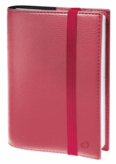 Agenda settimanale 2026, Quo Vadis, 13 mesi, Time&Life POCKET, con rubrica, rosa cangiante, con elastico - 10 x 15 cm  - 4