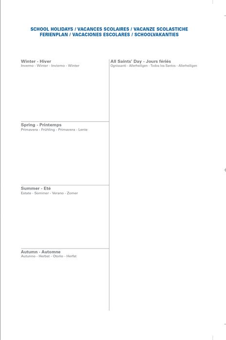 Agenda settimanale 2026, Quo Vadis, 13 mesi, Presidente, con rubrica, multingue, Equology blu - 21 x 27 cm  - 4