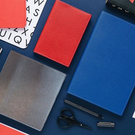 Agenda settimanale 2026, Quo Vadis, 13 mesi, Trinote, con rubrica, italiano, Club blu navy - 18 x 24 cm