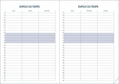 Agenda Quo Vadis EUROTEXTAGENDA 2025-2026, 12 Mesi, giornaliera, Galaxy Verde menta, multilingue, Aug/Jul - 12 x 17 cm - 3