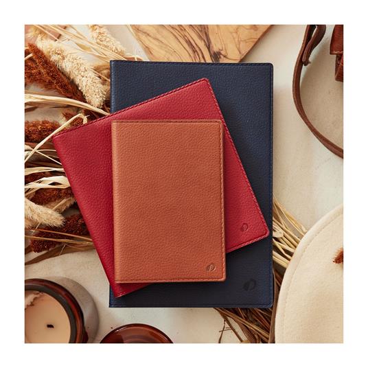 Agenda Rigiro Quo Vadis 2025, 13 mesi, Marlow, settimanale, con rubrica, caramello - 9 x 12,5 cm - 3