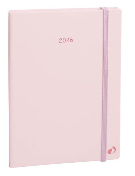 Agenda settimanale 2026, Quo Vadis, 13 mesi, Ministro Pastel rosa - 16 x 24 cm 