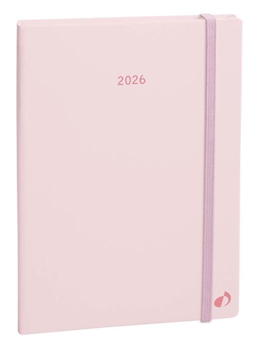 Agenda settimanale 2026, Quo Vadis, 13 mesi, Ministro Pastel rosa - 16 x 24 cm 