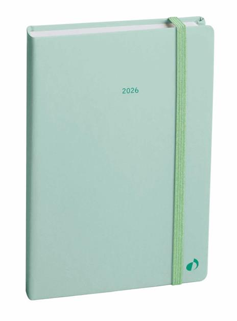 Agenda Affari 2026 Quo Vadis, 13 mesi, settimanale, Pastel verde - 10 x 15 cm 