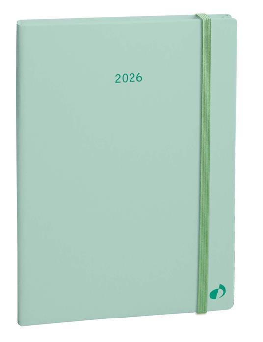 Agenda settimanale 2026, Quo Vadis, 13 mesi, Ministro pastel verde - 16 x 24 cm