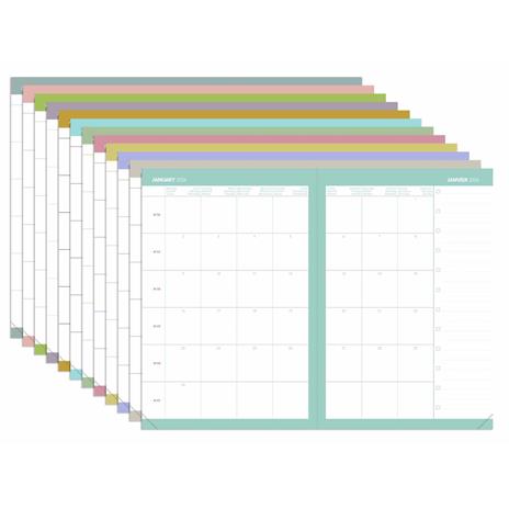 Agenda Affari 2026 Quo Vadis, 13 mesi, settimanale, Calypso verde - 10 x 15 cm  - 5