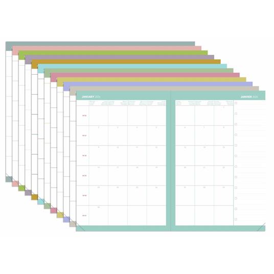 Agenda Affari 2026 Quo Vadis, 13 mesi, settimanale, Calypso verde - 10 x 15 cm  - 5