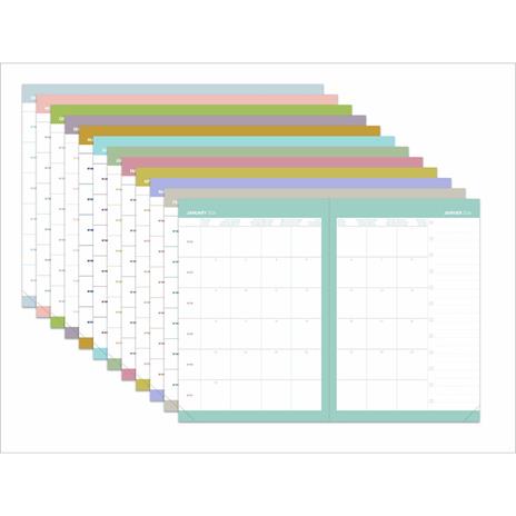 Agenda settimanale 2026, Quo Vadis, 13 mesi, Ministro calypso verde - 16 x 24 cm  - 5