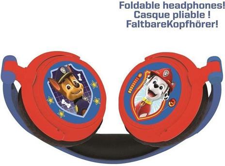 Cuffie PAT 'PATROUILLE Cuffie stereo cablate pieghevoli per bambini con limitazione del volume di ascolto - LEXIBOOK - 3
