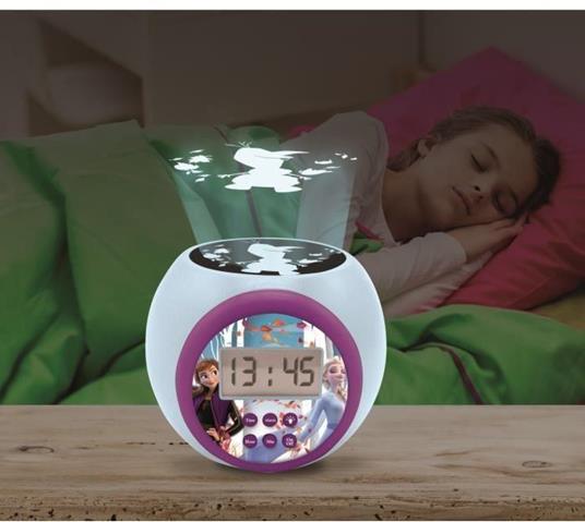 THE SNOW QUEEN Funzione timer sveglia con proiettore LEXIBOOK - 2