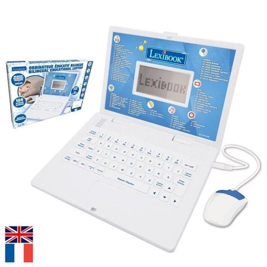 Computer educativo bilingue con 124 attività (francese / inglese)