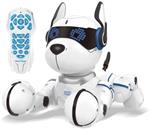 Power Puppy - Il mio cane robot intelligente programmabile e tattile con telecomando - LEXIBOOK