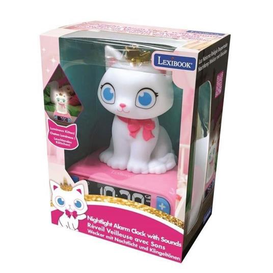 3D Cat Night Light Sveglia ed effetti sonori - 2