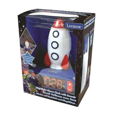 Rocket Night Light Sveglia con effetti sonori - 2