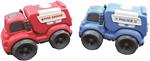 Lexibook Set macchinine in bioplastica biodegradabile Polizia e Vigili del Fuoco per Bambini