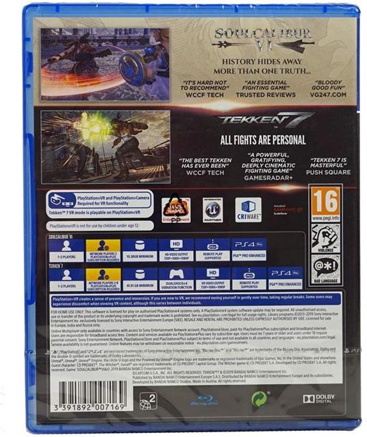 Soulcalibur Vi + Tekken 7 Ps4 Uk - 2