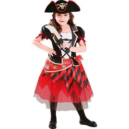 Joue'Club 2071215 - Costume Principessa Pirata Taglia 3-5 Anni
