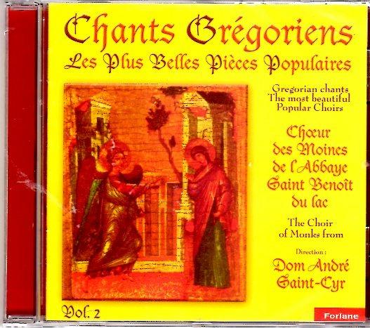 Chant Gregoriens vol.2 - CD Audio di Coro dei Monaci Benedettini dell'Abbazia di Saint-Benoit
