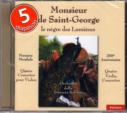 Monsieur De Saint Georges: Le Negre Des Lumieres - CD Audio