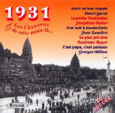 1931 Les Chansons De Cette Année là - CD Audio