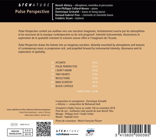 Pulse Perspective - CD Audio di Dominique Grimaldi - 2