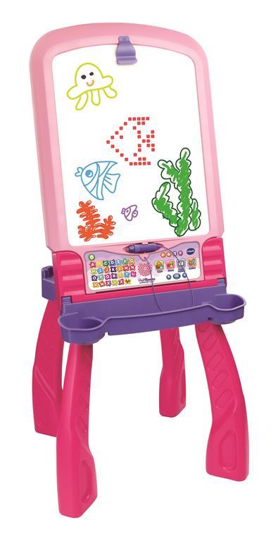 VTech DigiArt Magi chevalet interactif 3 en 1 rose