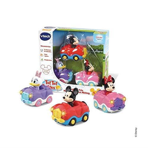 VTech Tut Tut Bolides Cofanetto Trio Disney, Minnie, Daisy e Topolino inclusi