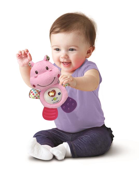 VTech Croc' Hippo Rose Baby Baby Giocattolo Primo Age, HOCHET, 80-502555 Versione FR - 3