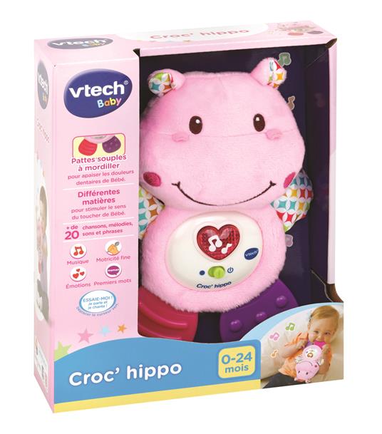 VTech Croc' Hippo Rose Baby Baby Giocattolo Primo Age, HOCHET, 80-502555 Versione FR - 5