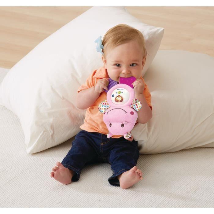 VTech Croc' Hippo Rose Baby Baby Giocattolo Primo Age, HOCHET, 80-502555 Versione FR